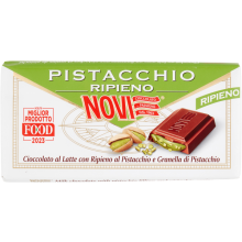 Czekolada pistacjowa A Latte Ripiena Di Pistacchio 105g - Novi