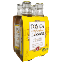 Tonic kulsyreholdig drik 4x180ml - Tassoni