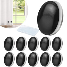 Pacote com 10 pesos magnéticos redondos para cortinas, 30 g cada, com fivela magnética para toalhas de mesa, cortinas de chuveiro e uso exte