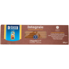 Linguine Makaron n7 au blé complet 500 g - De Cecco