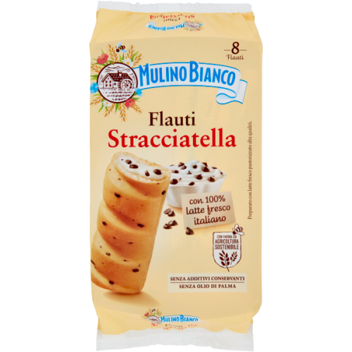 KermakeksitFlauti Stracciatella 280g - Mulino Bianco