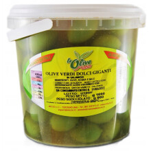 Olive verdi fresche con nocciolo Olive Verdi Grandi 1690g/900g - Miccio