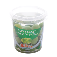 Oliwki zielone Olive Verdi Tonde Sicilia 200g - Miccio