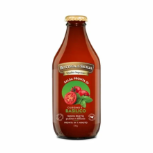 Sauce prête à l'emploi tomates cerises et basilic 330g - Bottega di Sicilia