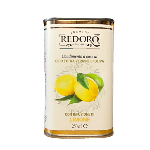 Olivenöl mit Zitrone in der 250-ml-Dose – Redoro