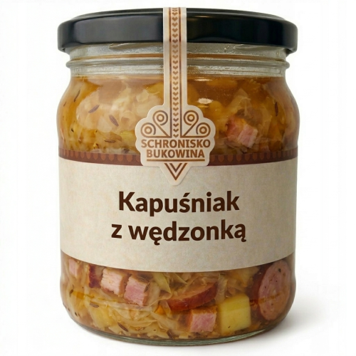 Kohlsuppe mit geräuchertem Fleisch 410ml - Bukowina Shelter