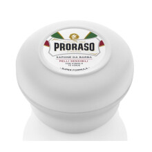 Barberskum Skæg Cremehvide skåle 150ml - Proraso