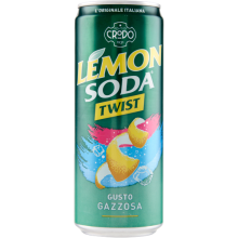Sukkerfri kulsyreholdig drik Twist 330ml - Citronsodavand