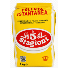 Instant-Maismehl Polenta Istantanea Farina di Mais 1 kg - 5 Stagioni