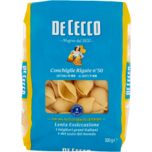 Makaron Muszle Semoule Pâtes Conchiglie n50 500g - De Cecco