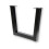 BRED TRAPESFORMET BEN 82x71 cm SORT 1