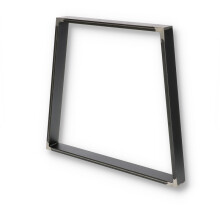 TRAPEZBEN 80x71 cm STÅL