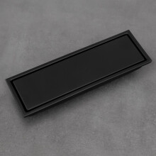 Desagüe lineal 110x300 mm negro FOX