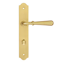 BARTON håndtag med toiletplade 72 mm POLERET MESSING