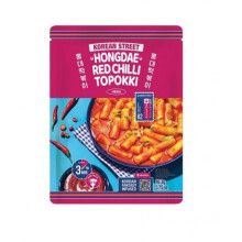 Boulettes de riz Topokki au piment rouge Hongdae 163 g - Rue coréenne