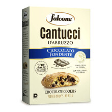 Galletas con chocolate negro Cantucci d'Abruzzo Cioccolato Fondente 200g - Falcone