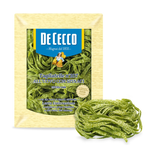 Tagliatelles aux pinakiem Spinaci 250g - De Cecco