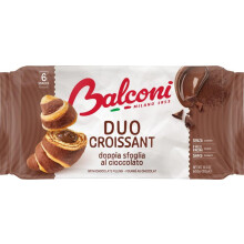 Chokolade croissant Duo Ciocco 6 stk 300g - Balconi