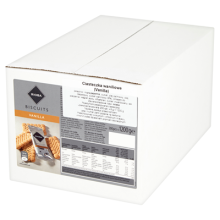 Galletas de vainilla (200 unidades x 6 g) 1,2 kg - Rioba, envasadas individualmente.
