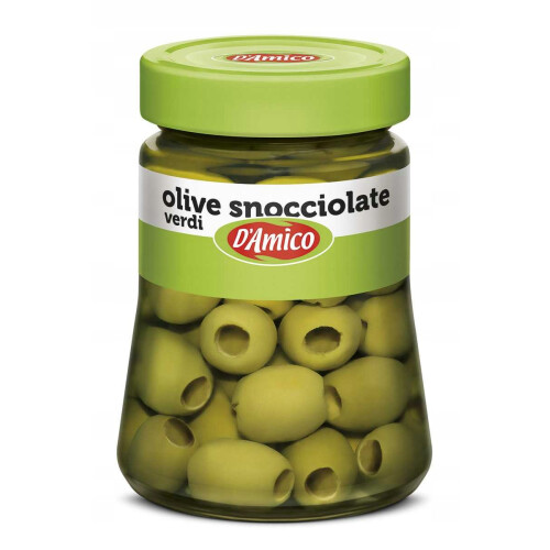 Olive verdi denocciolate 290 g - D'Amico