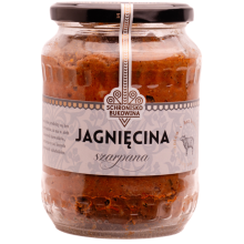Gezupftes, pasteurisiertes Lammfleisch 600g - Bukowina Shelter