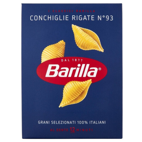 Pasta  Conchiglie Rigate n93 500g - Barilla