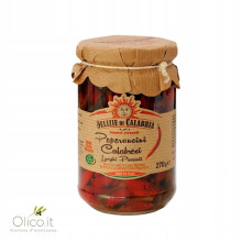 Peperoni in salamoia Peperoncini Calabresi 280g - Delizie di Calabria