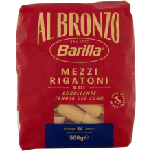 Makaron Mezzi Rigatoni Bronzo n. 322 500g - Barilla