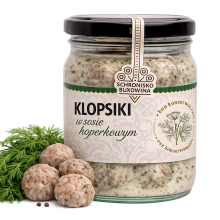 Fleischbällchen in Dillsauce 380g - Schronisko Bukowina