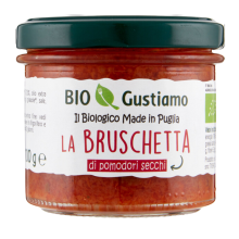 Crema de tomates secos la Bruschetta Crema di Pomoroi Secchi 100g - Bio Gustiamo