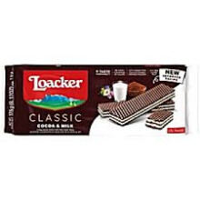 Barquillos de chocolate con leche y cacao 175g - Loacker