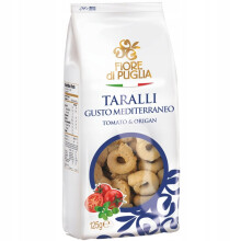 Taralli gusto mediterraneo Tomato&Origano 125g - Fiore di Puglia