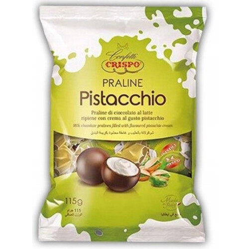 Praliné de pistacho 115 g - Crispo
