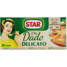 Dadi per Brodo di Pollo Dado per Brodo Delicato 10 pz 100g - Star