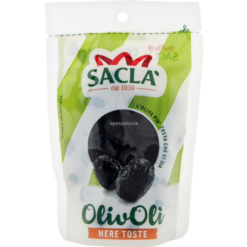 Olive nere denocciolate, parzialmente essiccate, 100 g - Sacla