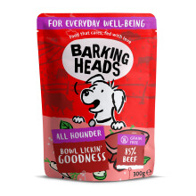Barking Heads Complete Wet Adult Dog Food 300g (Pack of 10) - Beef Waggington -