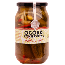 Cetrioli leggermente piccanti con peperoncino - Bukowina Shelter