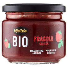 Bio-Erdbeermousse 250 g - Mielizia