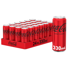 Coca-Cola Zero kulsyreholdig drik 24x330ml - Coca-Cola