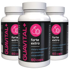 Guavital Forte - 180 de capsule (3 x 60 capsule), pachet de 3