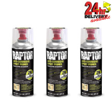 3 x UPOL RAPTOR 2K BEIGE 400ML AEROSOL ANTI-CORROSIVE EPOXY PRIMER BED LINER EP