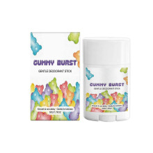 (3PCS) Gummy Burst Gentle Deodorant Stick 50G Aluminum-Free Kids Deodorant Smooth Non-Sticky for Sensitive Skin