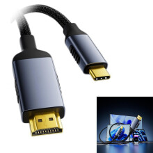 USB C to HDMI Cable 10 ft 2 m, 4K High Speed USB 3.1 Type C to HDMI Adapter Cable for Phone, Tablet, TV and Monitor