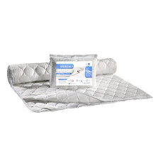 Protège-matelas anti-allergique 160x200 cm, blanc médical, avec élastique