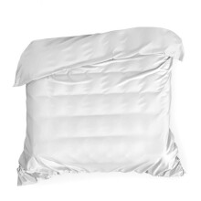 Housse de couette d'hĂ´tel 160x200 cm Noris blanche avec rabat