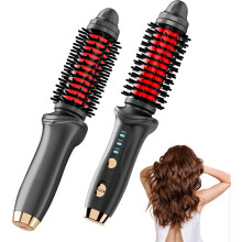 Fer à friser sans fil, rechargeable, 3 réglages de température, affichage LED, port de chargement USB-C, noir