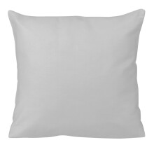 Taie d'oreiller en satin 40x40 gris cendré 024 uni