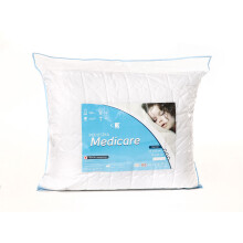 Oreiller anti-allergique 70x80 cm Medicare 100 % microfibre blanche avec fermeture éclair