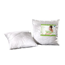 Oreiller médical anti-allergique 45x45 cm avec fermeture éclair, blanc