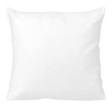 Taie d'oreiller en satin 40x40 blanche 603 couleur unique